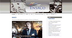 Desktop Screenshot of ensaco.net